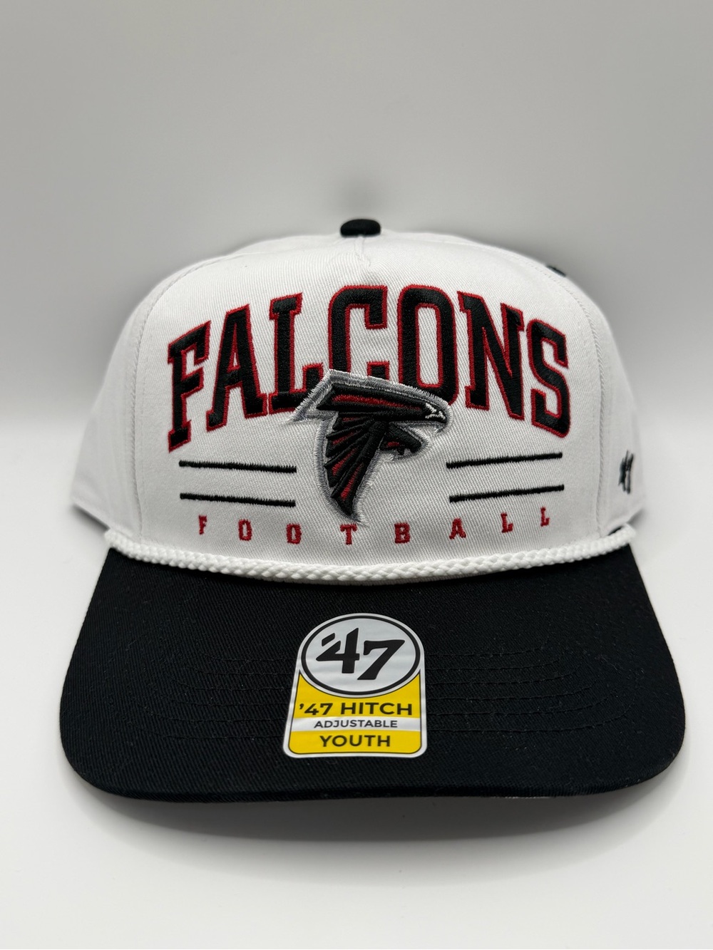 Atlanta Falcons '47 Brand Hitch Youth Adjustable Rope Hat White Cap